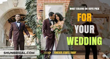 Groom's Guide: Choosing the Perfect Wedding Colors for Your Big Day