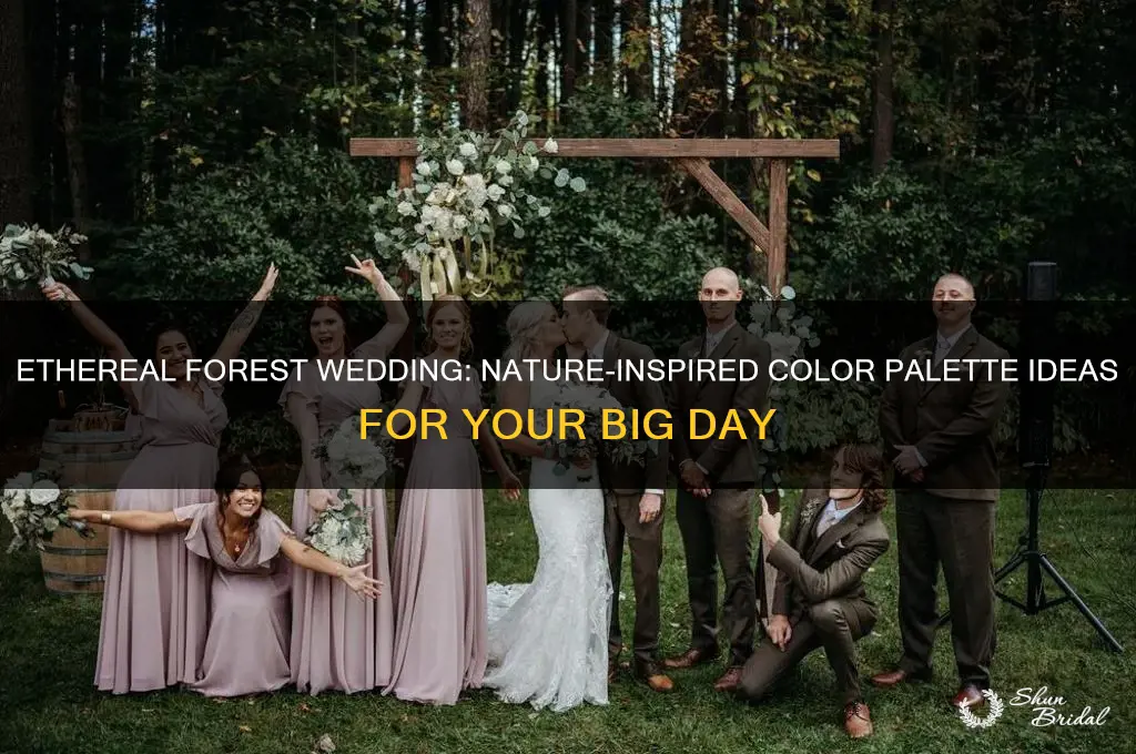 what colors for a forest wedding