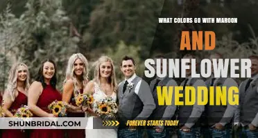Maroon and Sunflower Wedding: Perfect Color Combinations for Your Big Day
