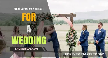 Rustic Romance: Perfect Wedding Color Combinations to Complement Rust Tones