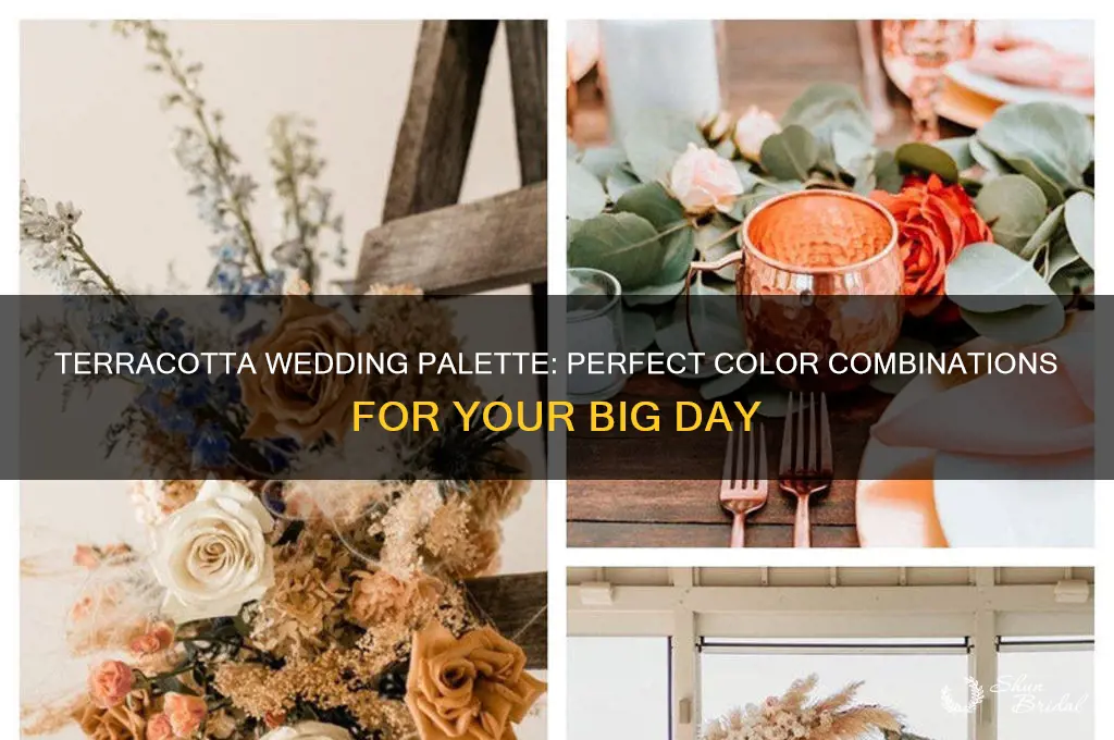 what colors go with terracotta for a wedding