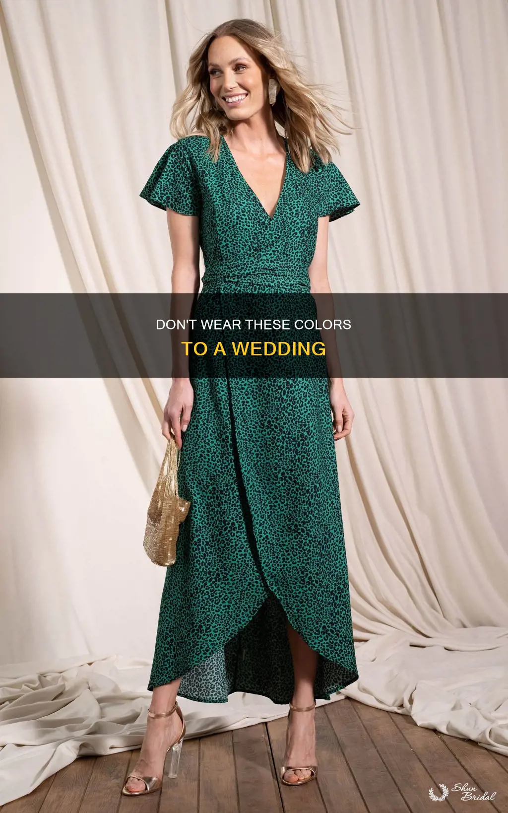 what colour dress not to wear to a wedding