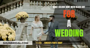 Black Suit, What Color Shirt? Wedding Style Guide