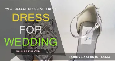 Grey Dress, Wedding Shoes: The Perfect Color Combination