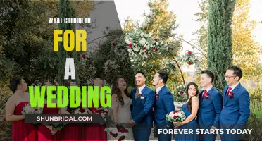 Choosing the Perfect Tie Color for Your Wedding