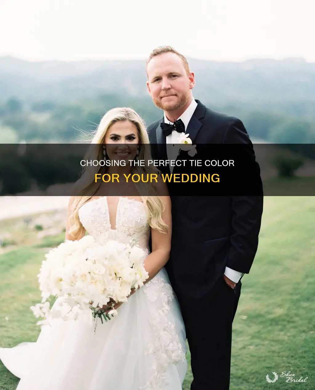 what colour tie for a wedding