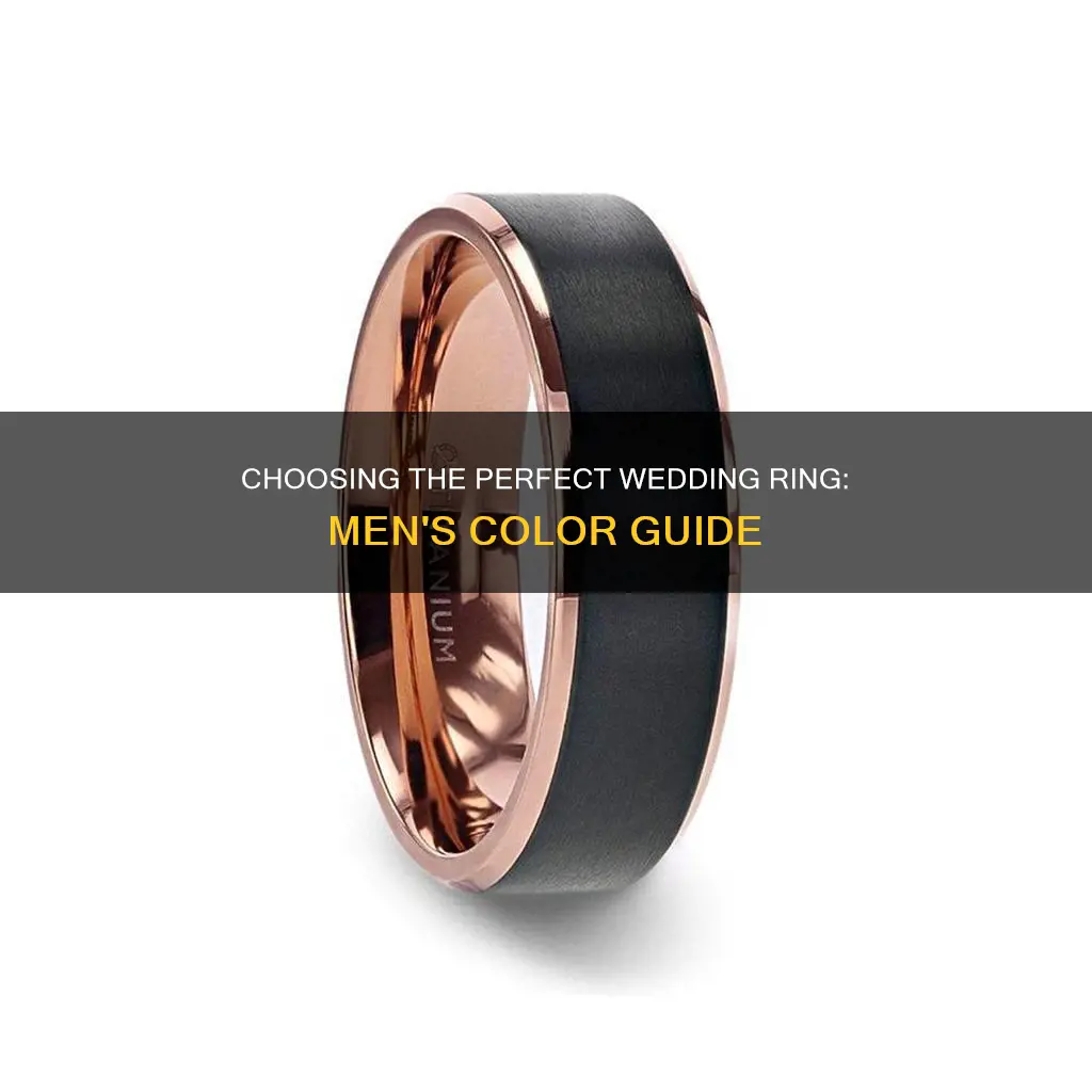 what colour wedding ring men
