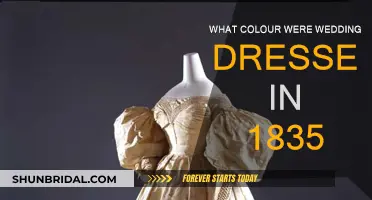 The Evolution of Wedding Dresses: 1835's Colour Choice