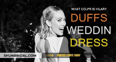 Hilary Duff's Wedding Dress: A Color Analysis