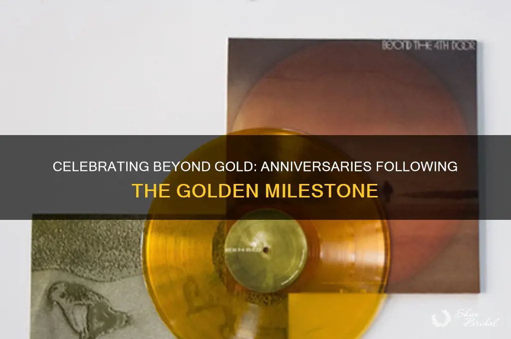 what comes after golden wedding anniversary