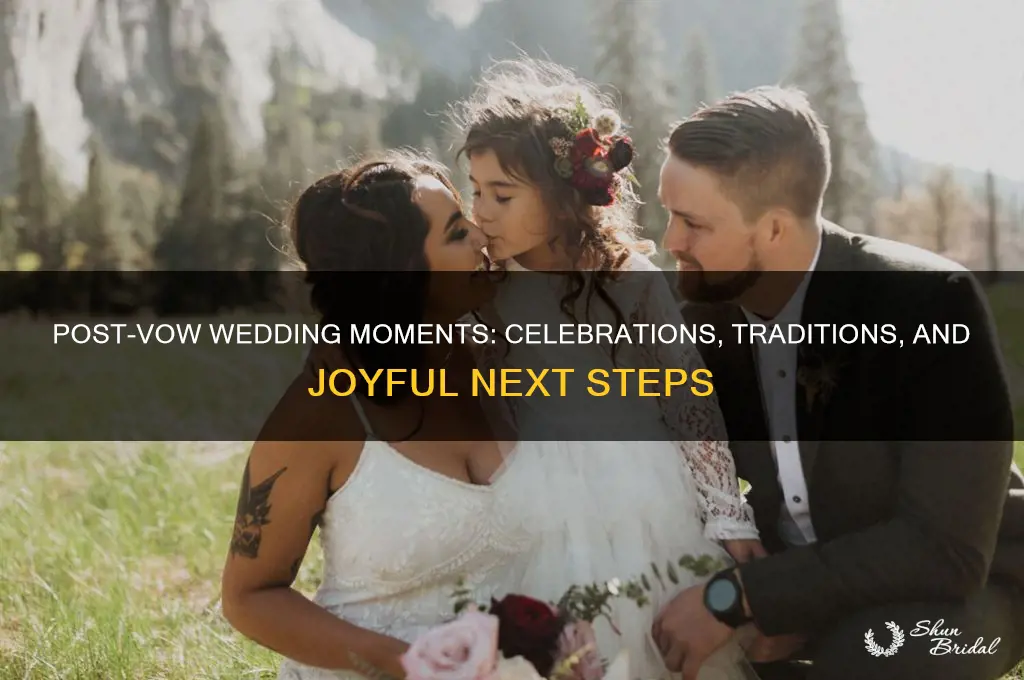 what comes after the vows in a wedding