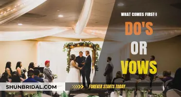 I Do's or Vows: Which Comes First in Your Wedding Ceremony?
