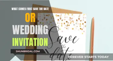 Save the Date or Wedding Invite: Which Comes First?