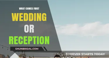 Planning Your Big Day: Wedding or Reception First?