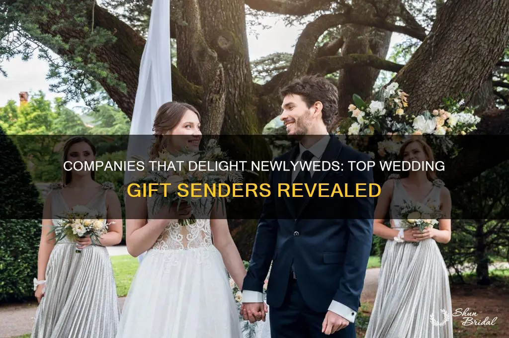 what companies send wedding gifts