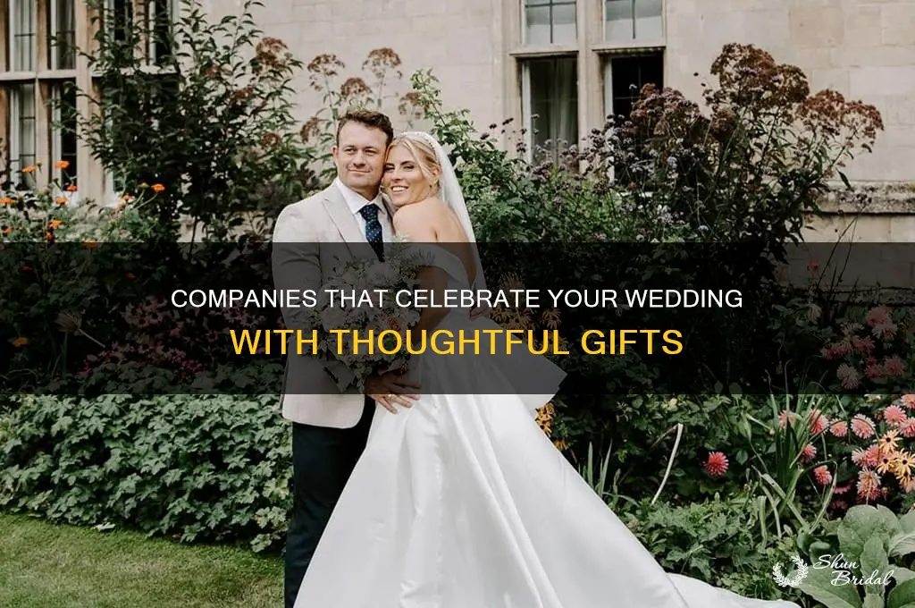 what companies send you wedding gifts