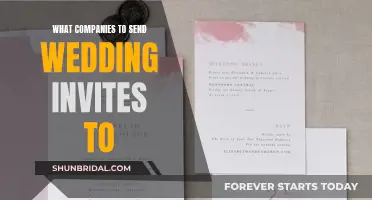 Companies to Invite: Sending Wedding Invites to Businesses