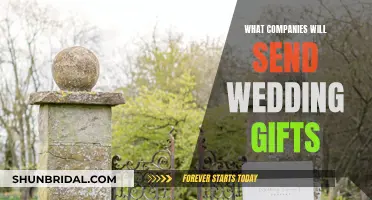 Companies That Send Wedding Gifts and Their Offers