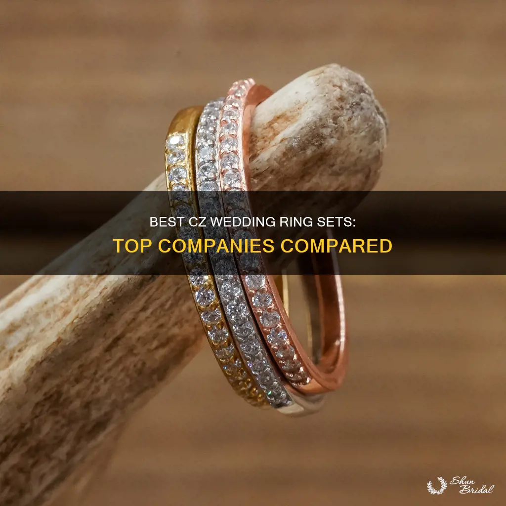 what company makes best cz wedding ring set