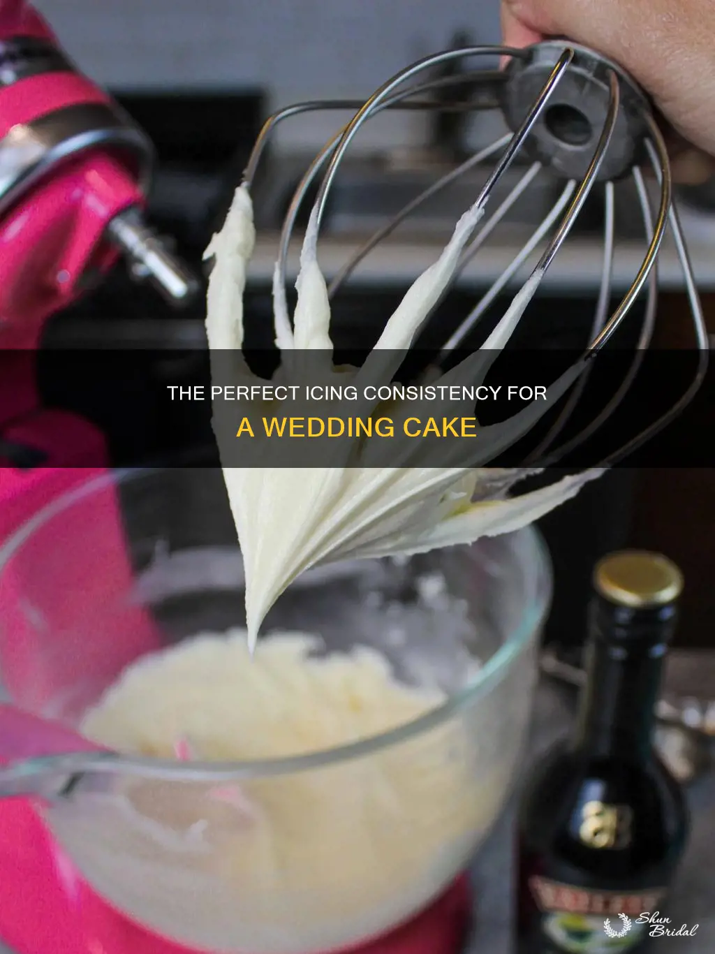 what consistency should icing be to ice a wedding cake