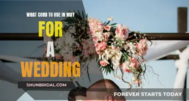 May Wedding Cord Conundrum: Picking the Perfect One