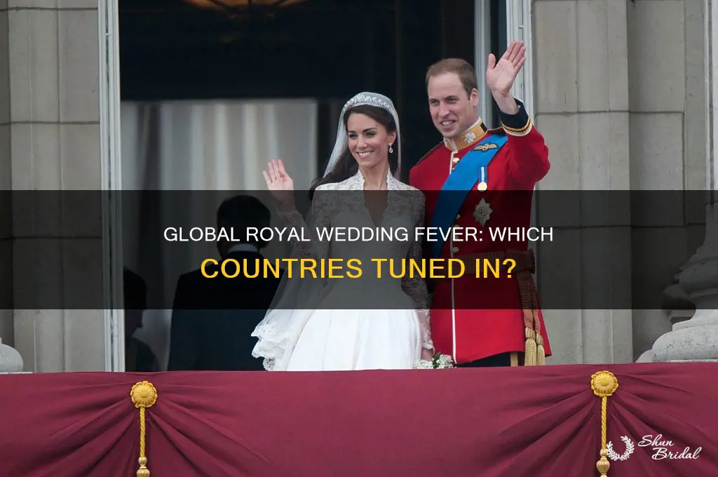 what countries watched the royal wedding
