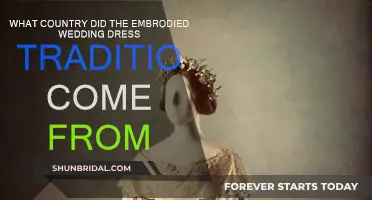 Embrodied Wedding Dresses: Which Country Started This Tradition?