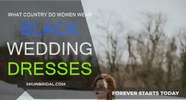 Black Wedding Dresses: Which Country's Women Wear Them?
