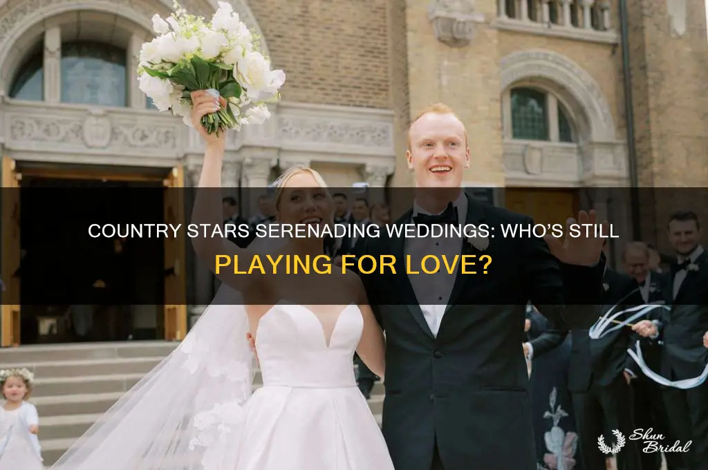 what country singers still play for weddings