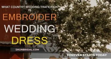 Embroidered Wedding Dresses: Country Style for Your Big Day
