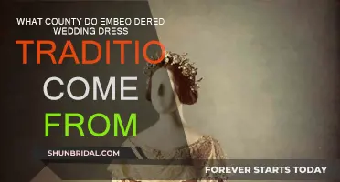 The History of Embroidered Wedding Dresses