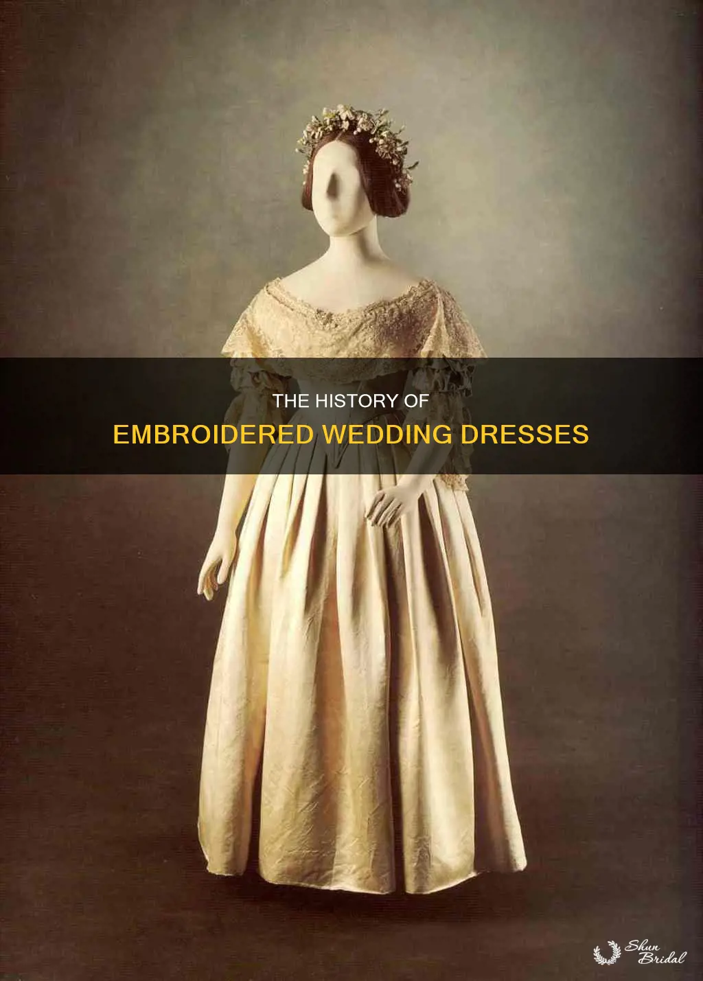 what county do embeoidered wedding dress tradition come from