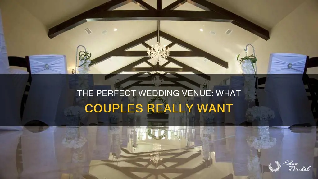 what couples want from a wedding venue