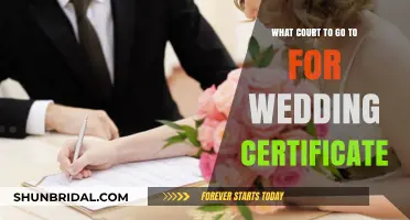 Choosing the Right Court for Your Wedding Certificate: A Guide