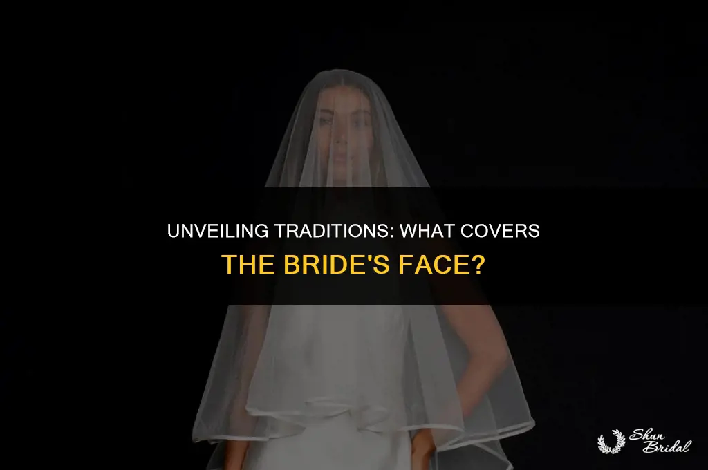 what covers the bride