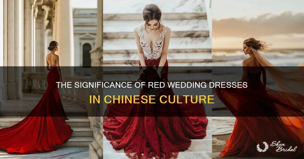 what culture does red wedding dress