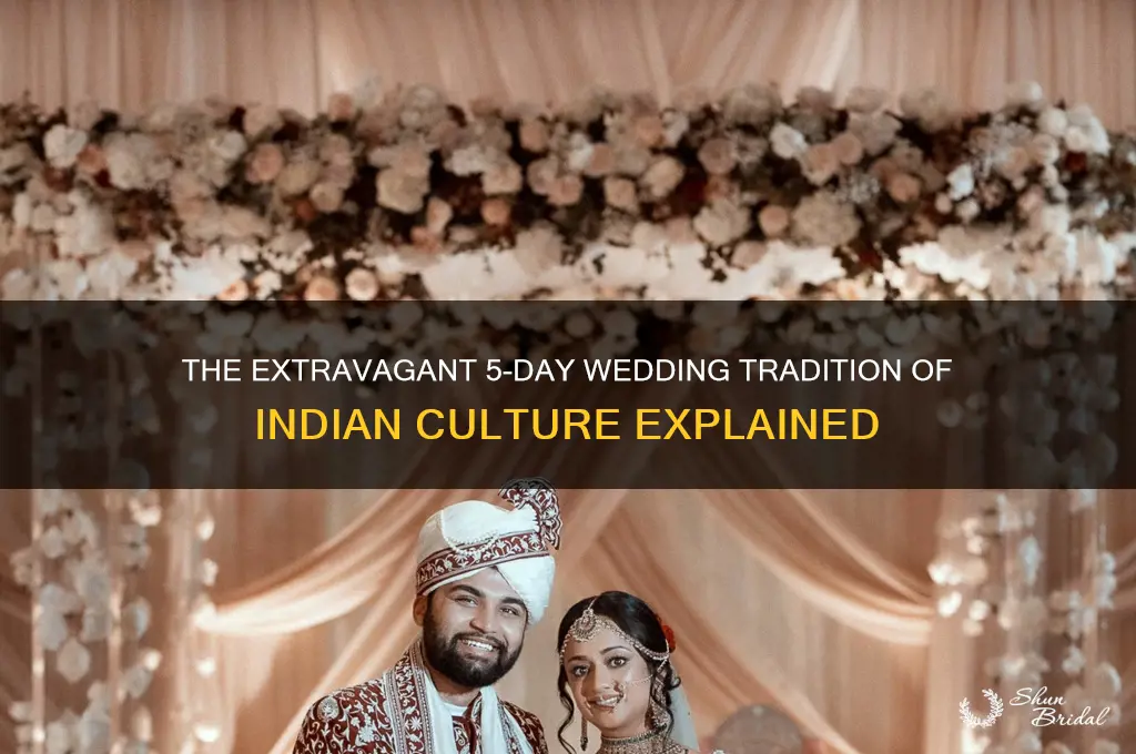 what culture has a 5-day wedding
