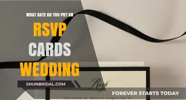 Perfect RSVP Etiquette: Choosing the Right Date for Wedding Response Cards