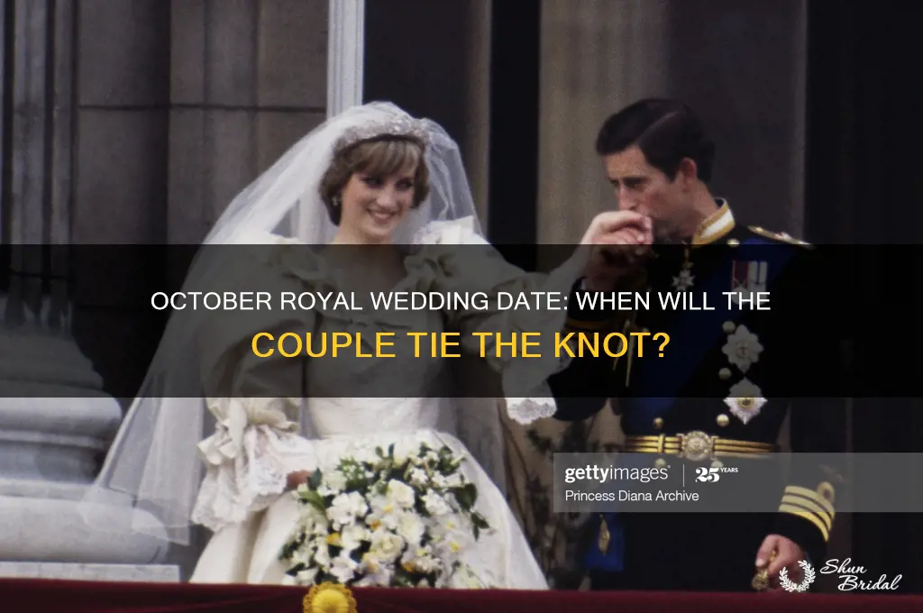what date is the royal wedding in october