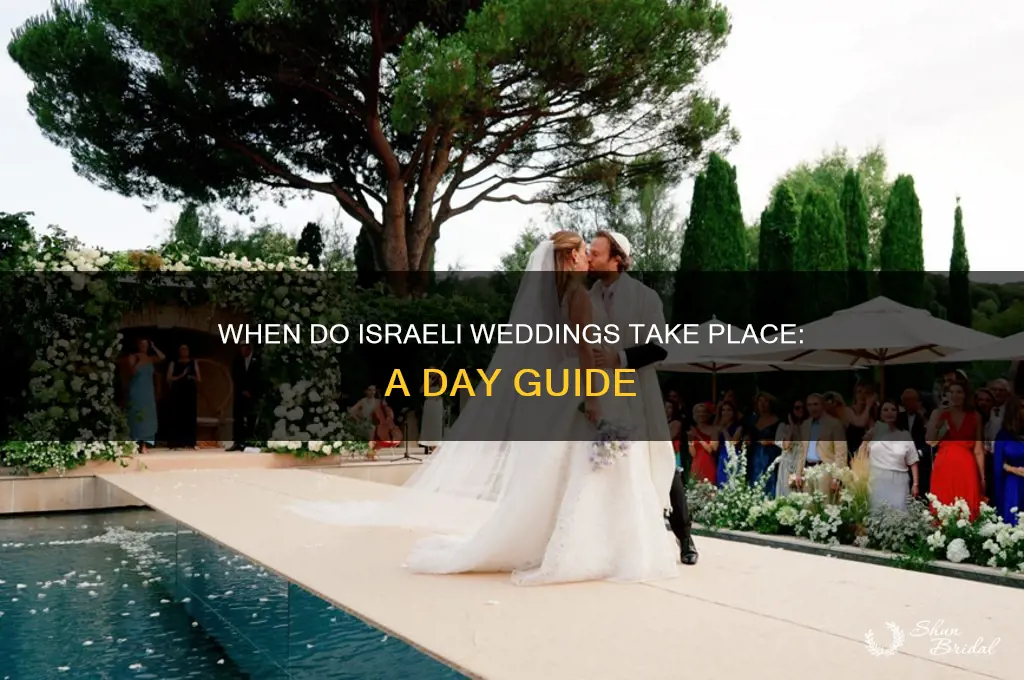 what day are israeli weddings on
