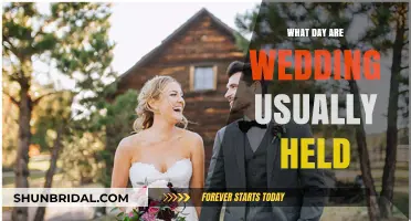 Popular Wedding Days: When Do Most Couples Tie the Knot?