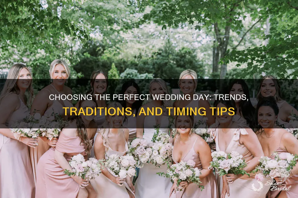 what day do people have theri wedding