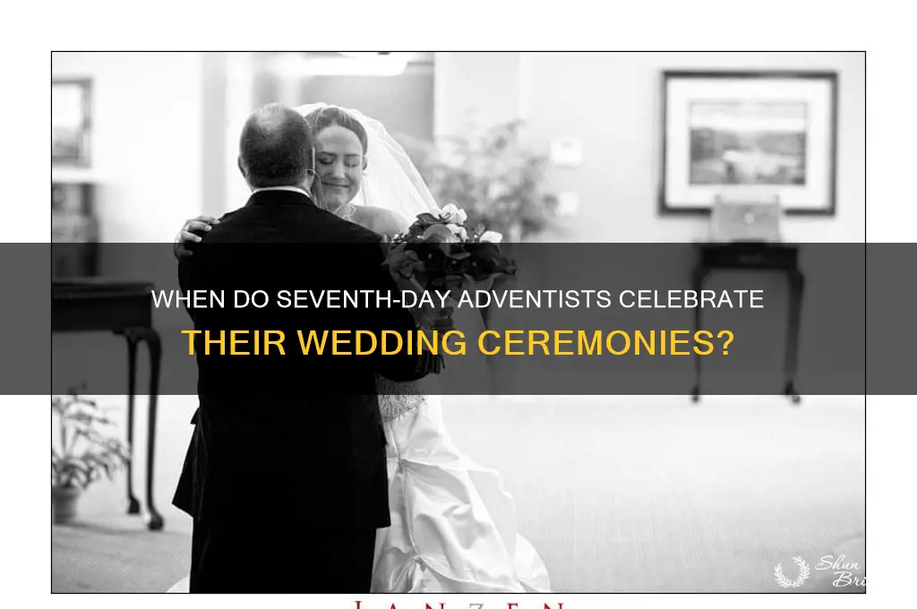 what day do seventh day adventist have thier weddings