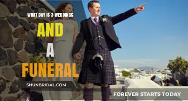 Three Weddings and a Funeral: Unraveling the Day of Celebrations and Farewells