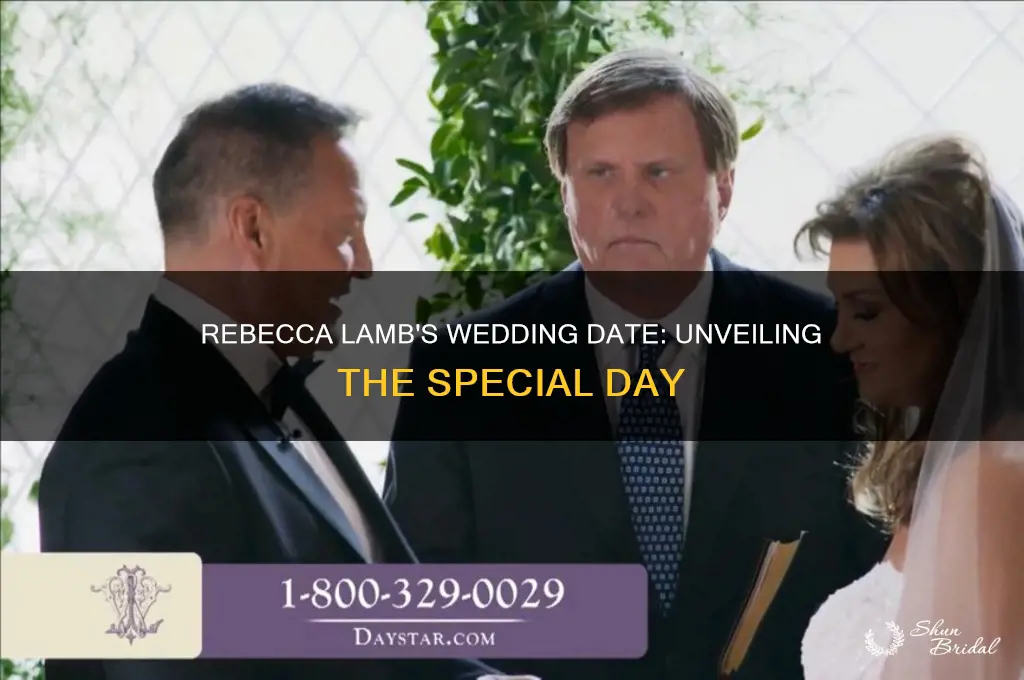 what day is rebecca lamb wedding