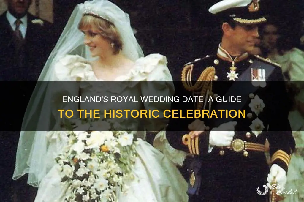 what day is the royal wedding in england