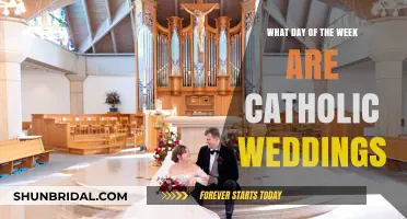 Catholic Wedding Days: Understanding the Best Day to Tie the Knot