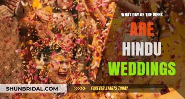 Auspicious Days for Hindu Weddings: Understanding the Weekly Preferences