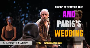 Juliet and Paris's Wedding Day: Unraveling the Weekday Mystery