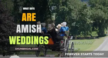 Amish Wedding Traditions: Understanding Their Special Celebration Days